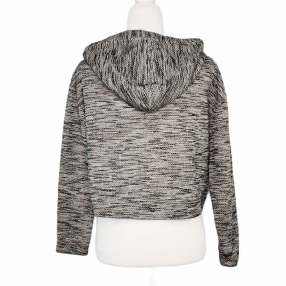 Anthropologie Saturday Sunday Cropped Tweed Hoodie - Picture 13 of 16